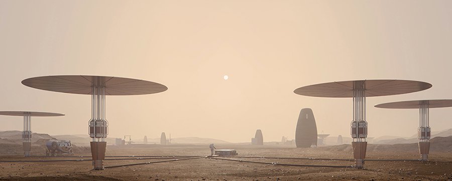 ناسا از پروژه “مارشا”، یک مجموعه مسکونی در سیاره مریخ که پرینت سه‌بعدی می‌شود، تقدیر کرد.